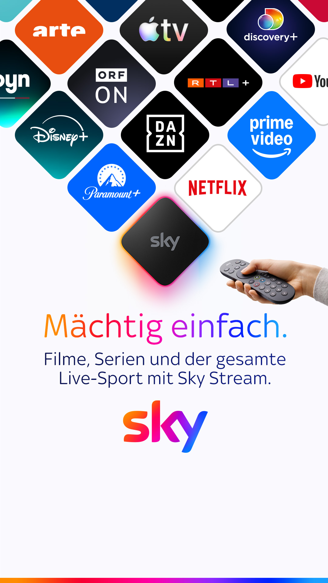 Sky Österreich Facebook ad from May 4, 2026
