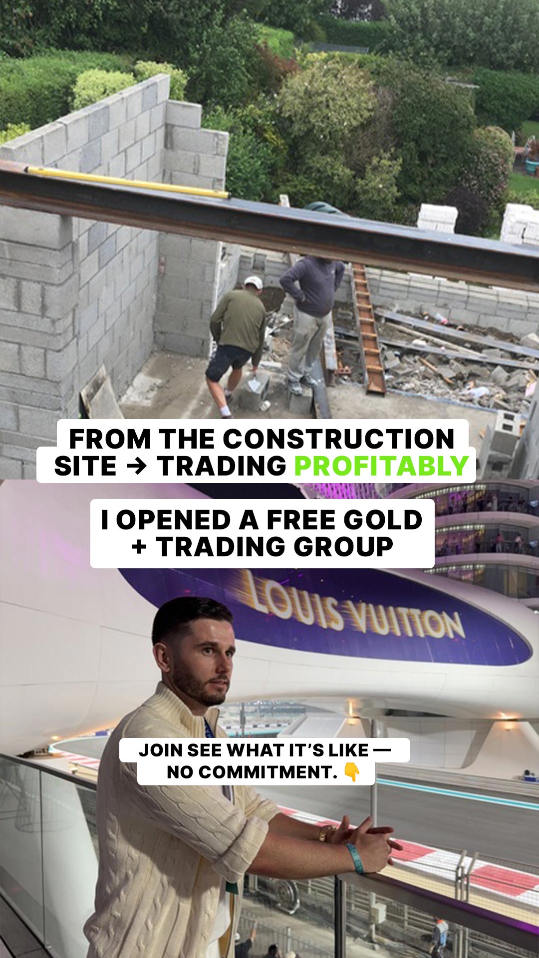 Realnatexau Facebook ad: Join My Free Trading Community