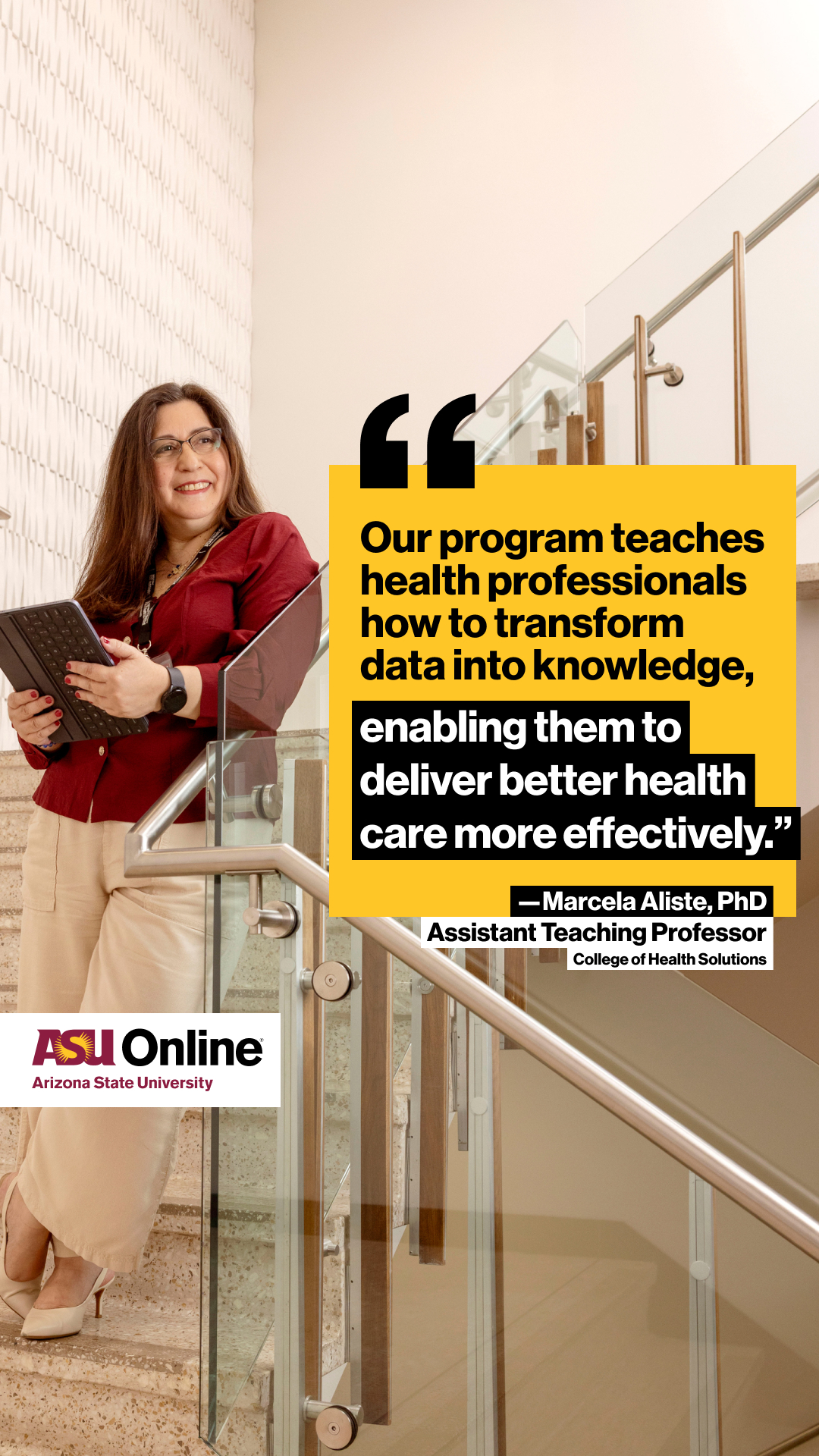 ASU Online Facebook ad