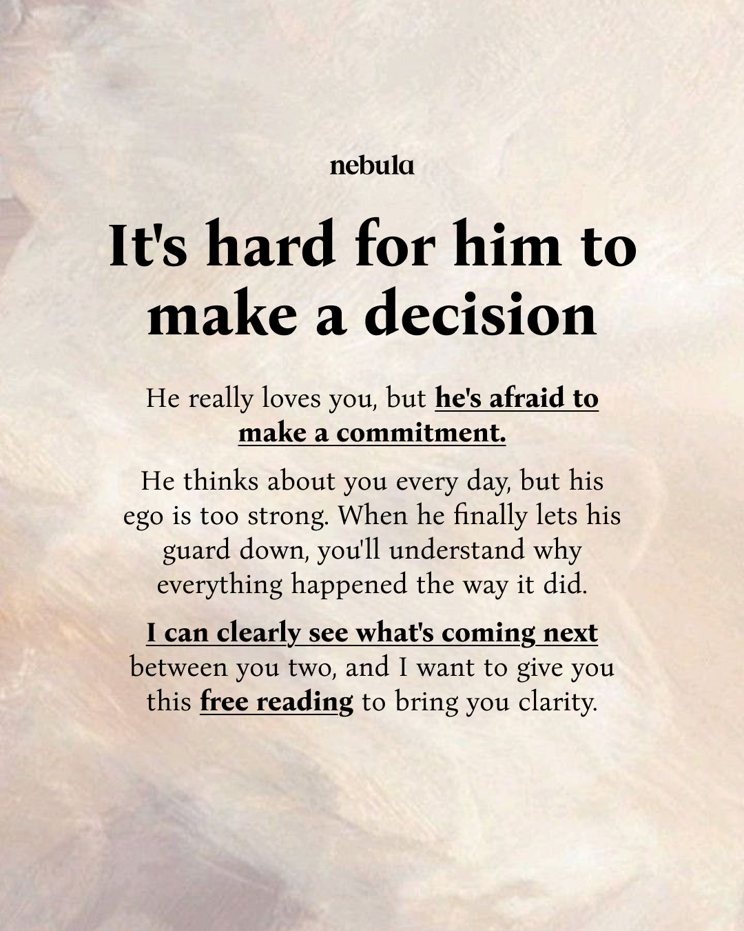 Your Relationship Advisor Facebook ad