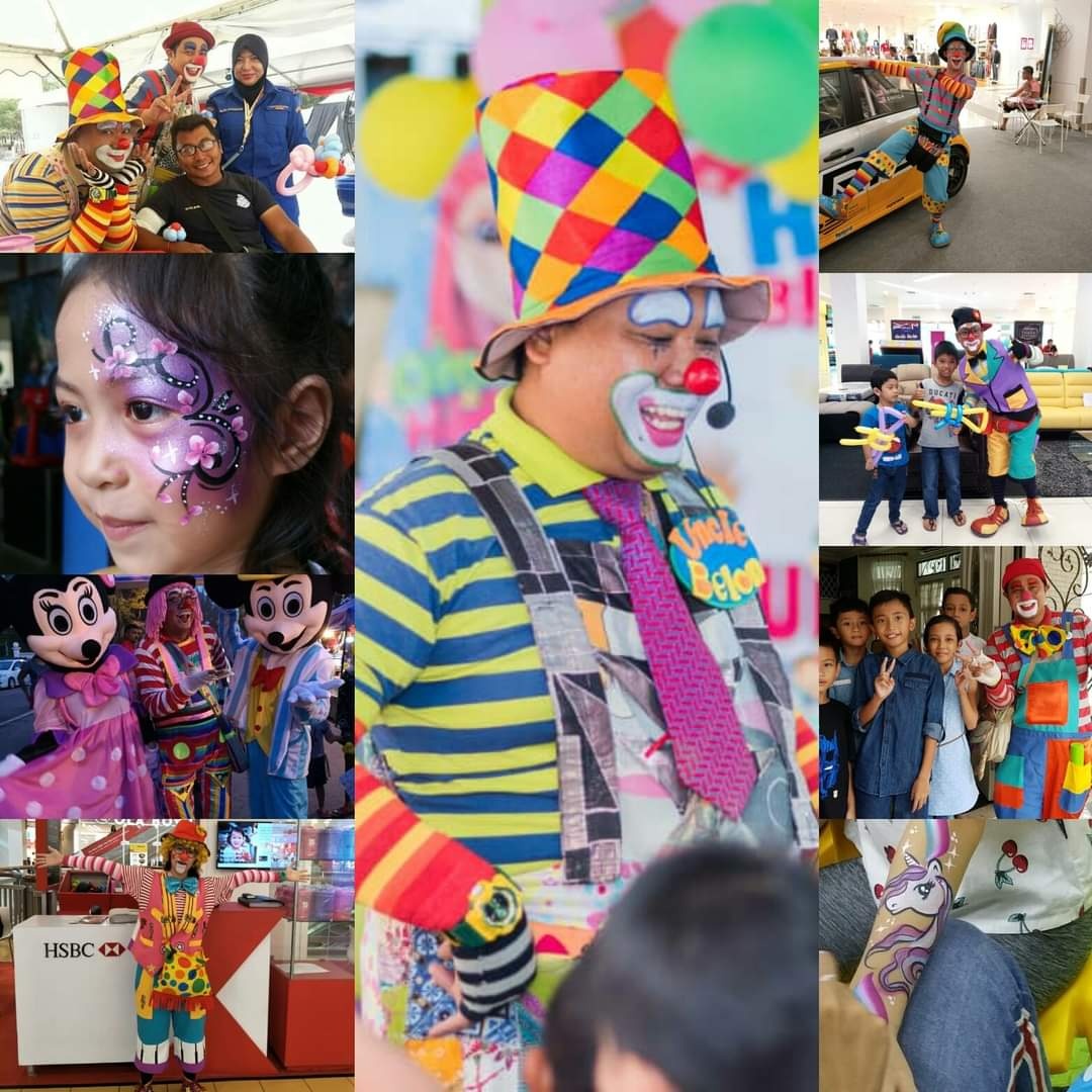 Clownbadutmagic Uncle Belon Facebook ad: Unbelievable RM250 for Clown Service