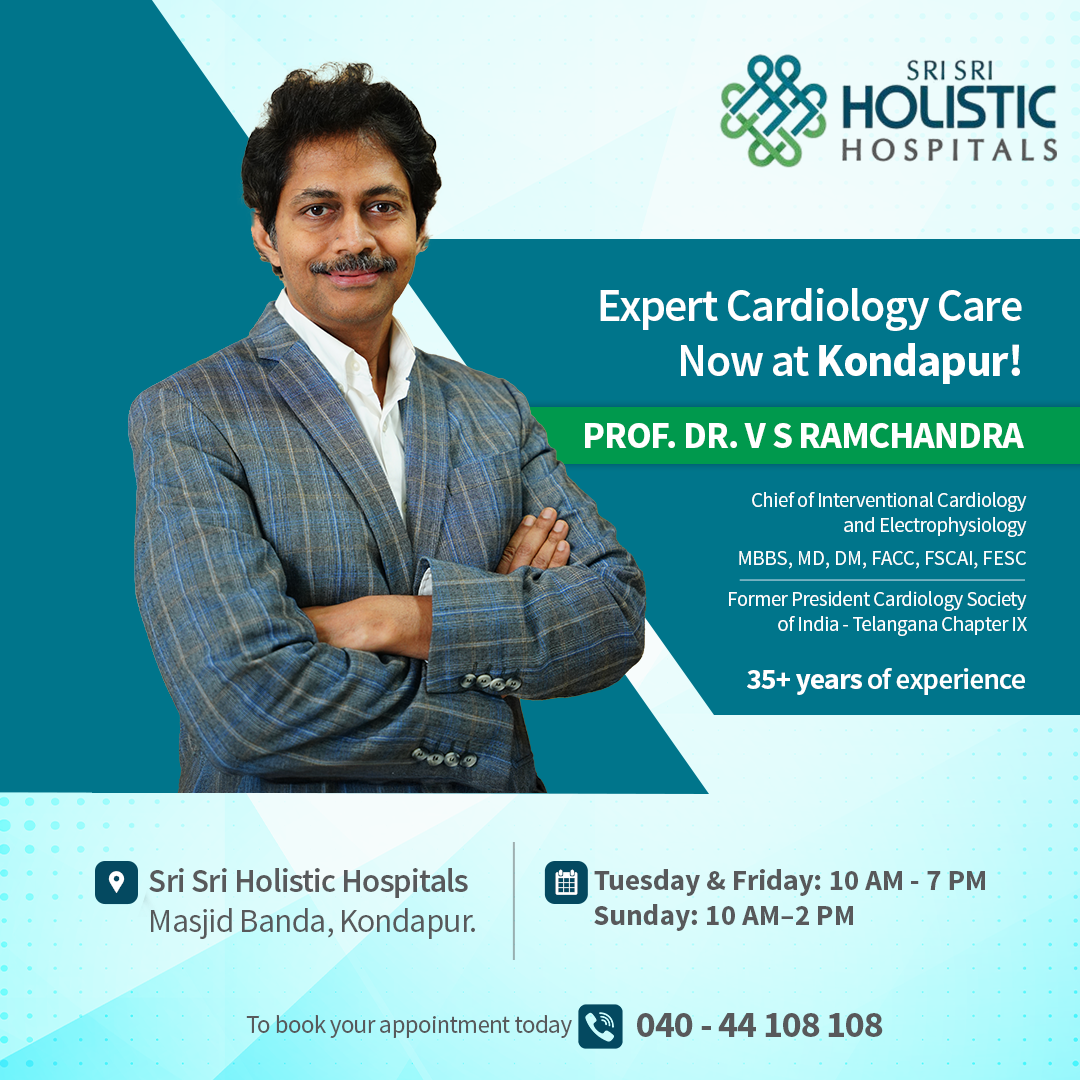 Sri Sri Holistic Hospitals Facebook ad