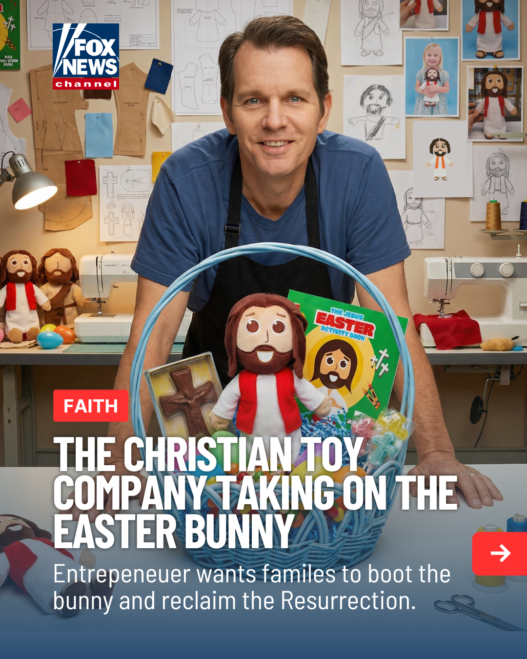 Talking Jesus Doll Facebook ad