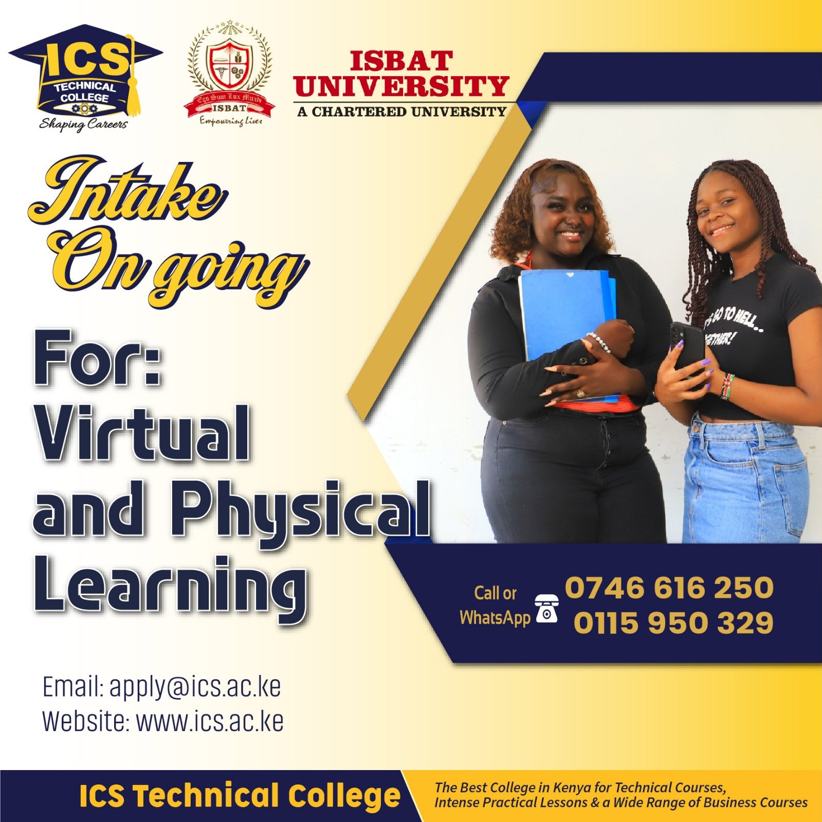 ICS Technical College Facebook ad