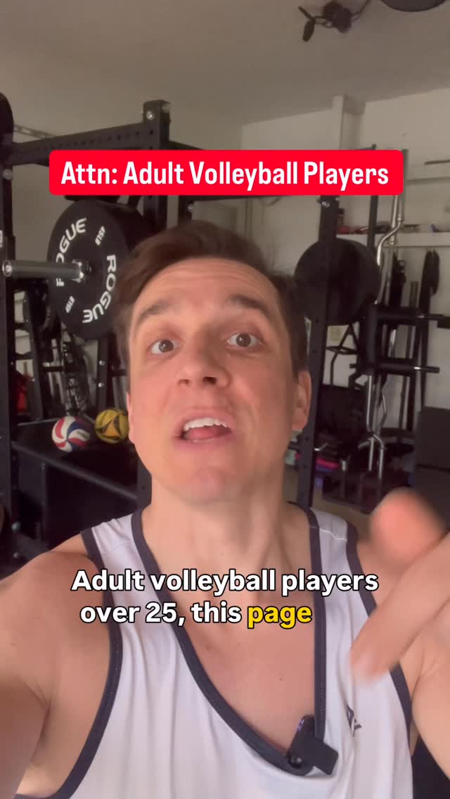 the.volleyball.strength.coach Facebook ad: Follow @the.volleyball.strength.coach