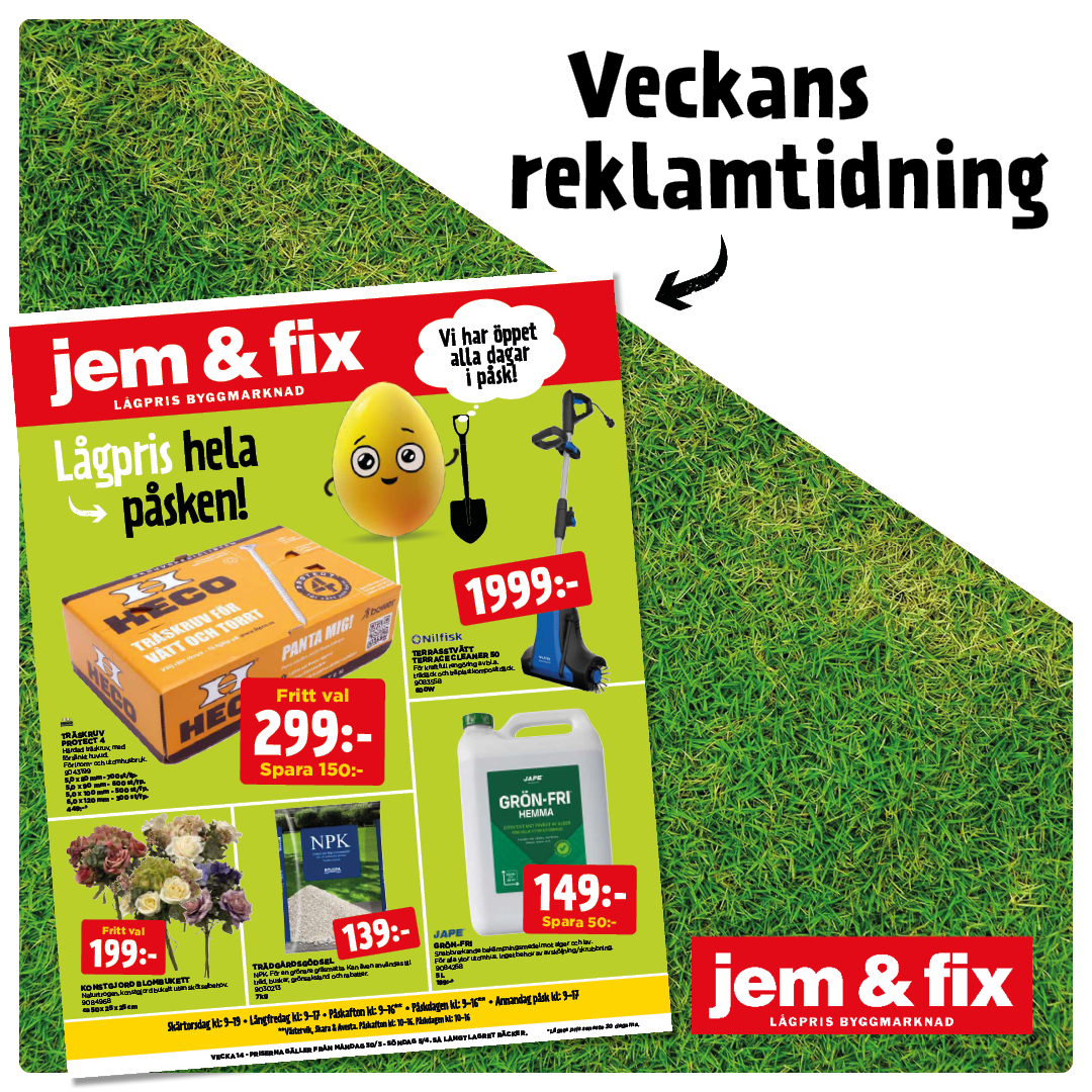 jem & fix Sverige Facebook ad