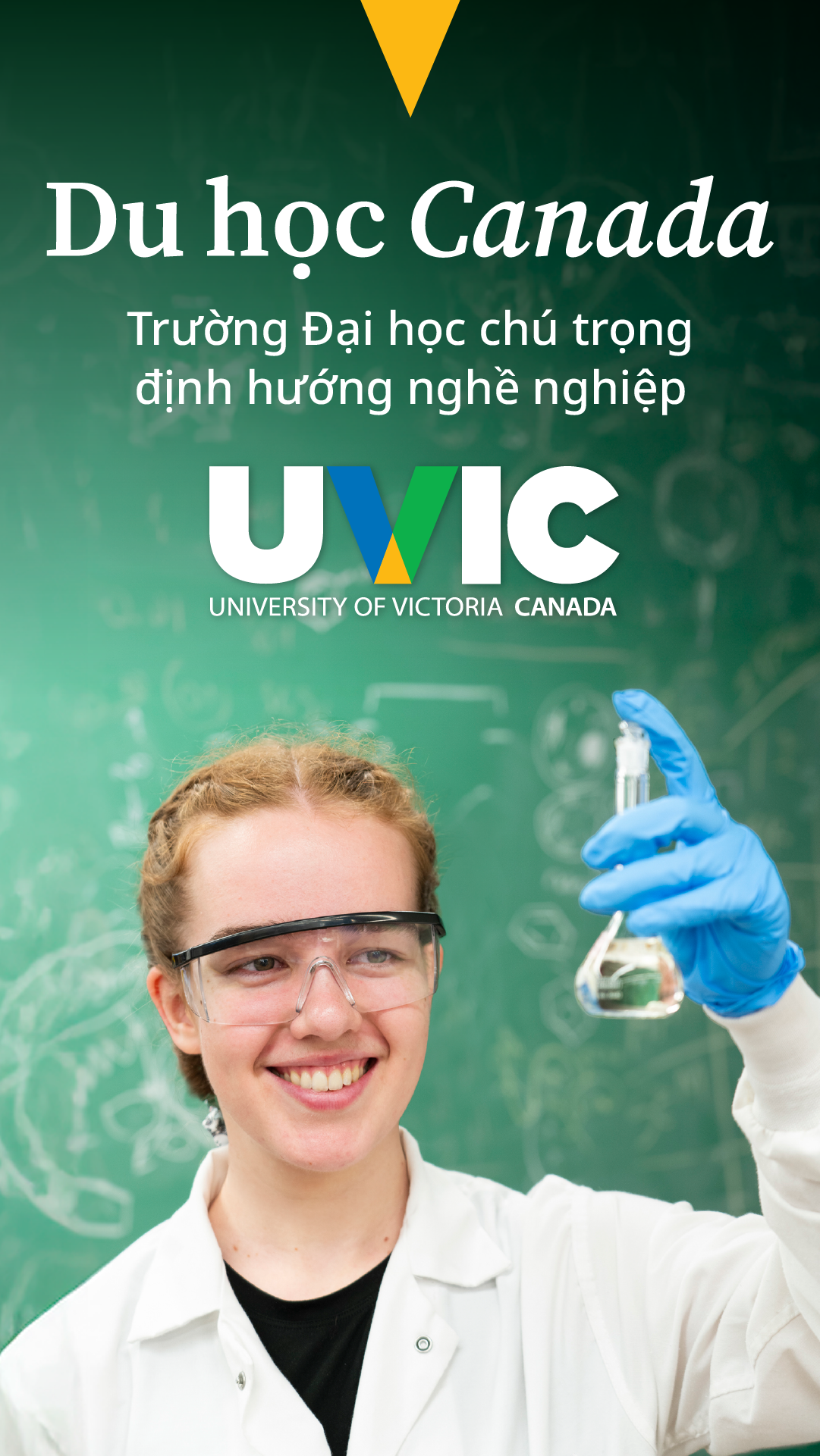 University of Victoria Facebook ad