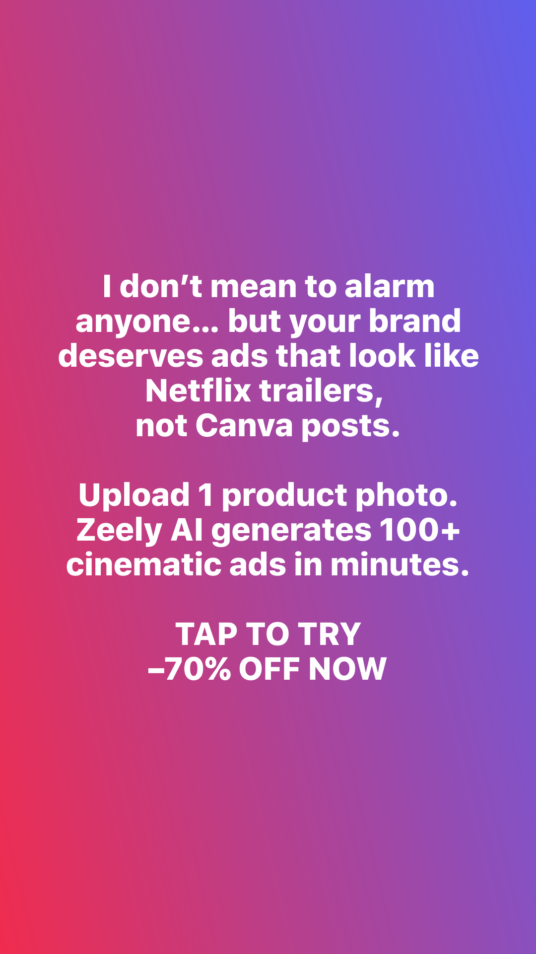 Zeely Facebook ad