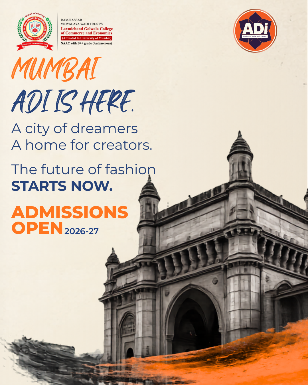 ADI - The Design College Facebook ad