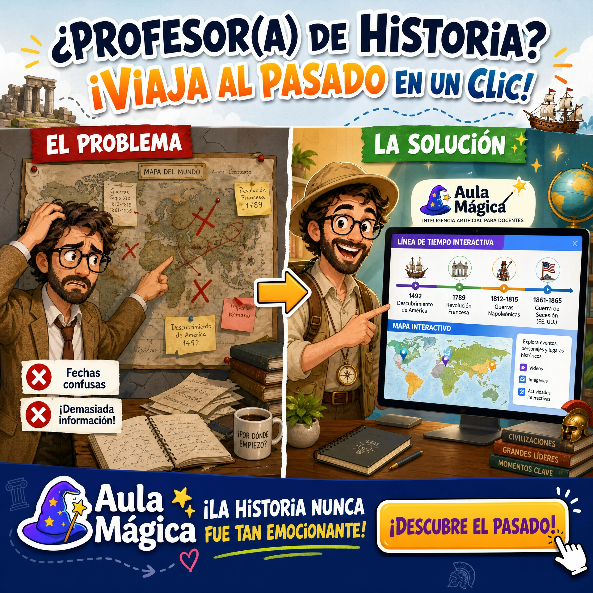 Maria Gómez Facebook ad: DESCANSE, PROFESOR