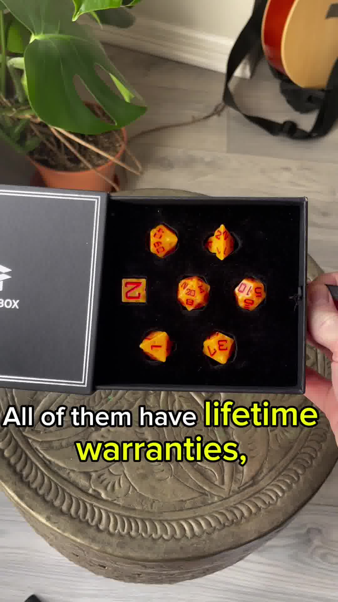Only Crits Facebook ad: Mystery Dice Box