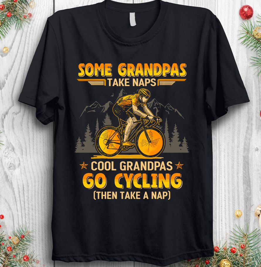 Proud To Be A Cyclist Facebook ad: Funny Cycling Grandpas Gear