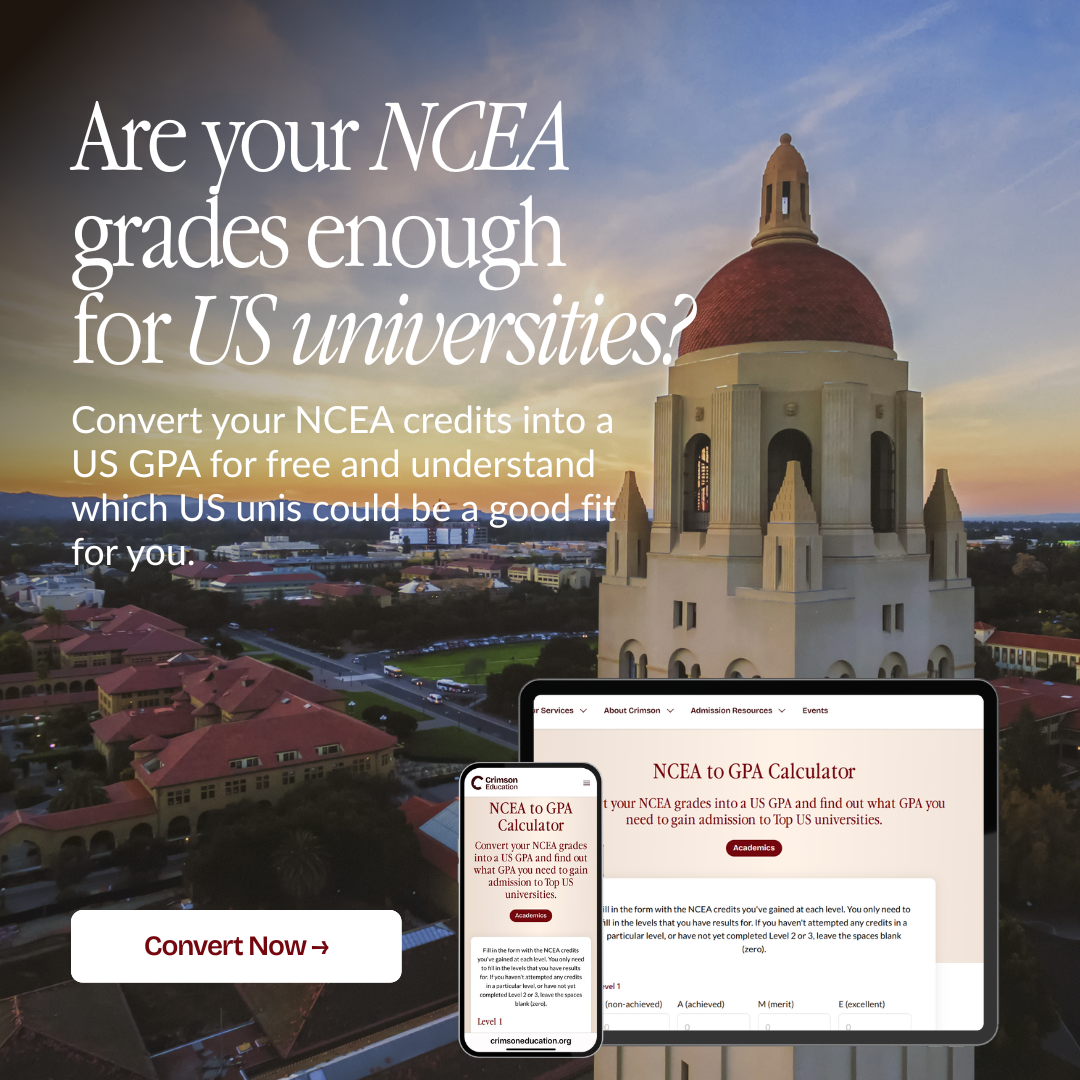 Crimson Education Facebook ad