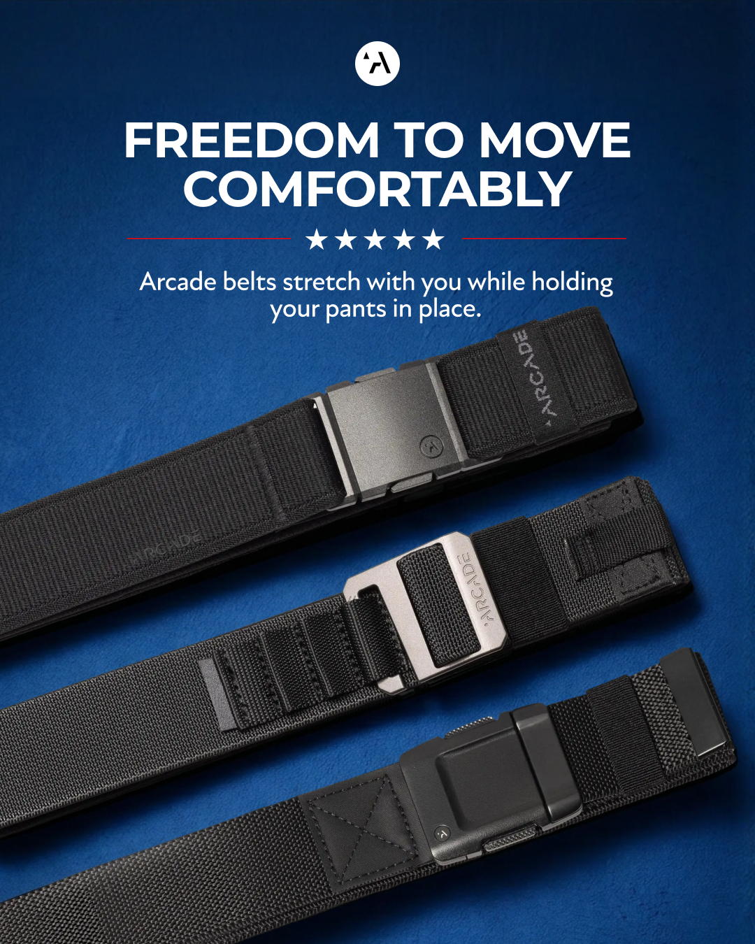 Arcade Belts Facebook ad
