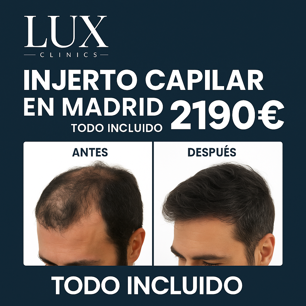 Lux Clinics Facebook ad