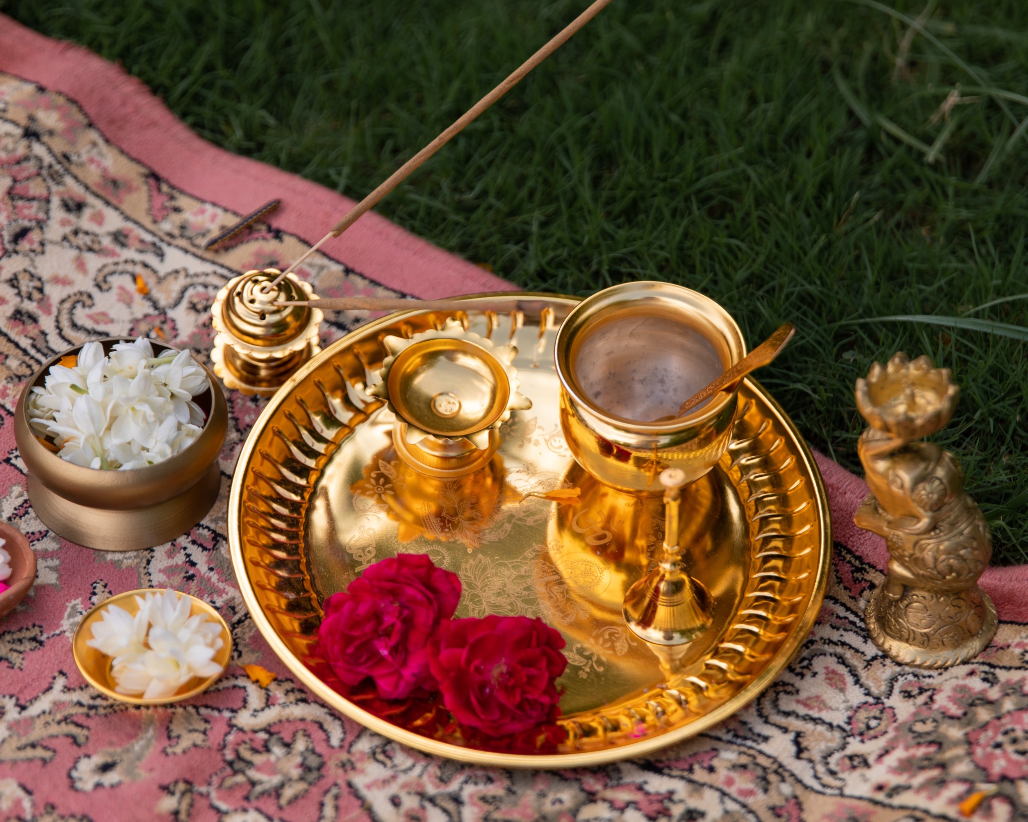 shopleelathestore Facebook ad: Elevate your Pooja Essentials with LeelaTheStore