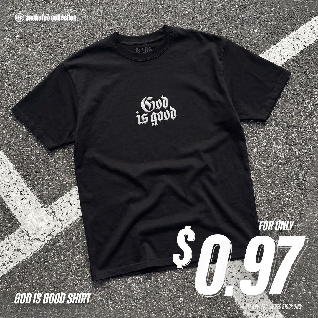 Anchored Collection Facebook ad: God Is Good