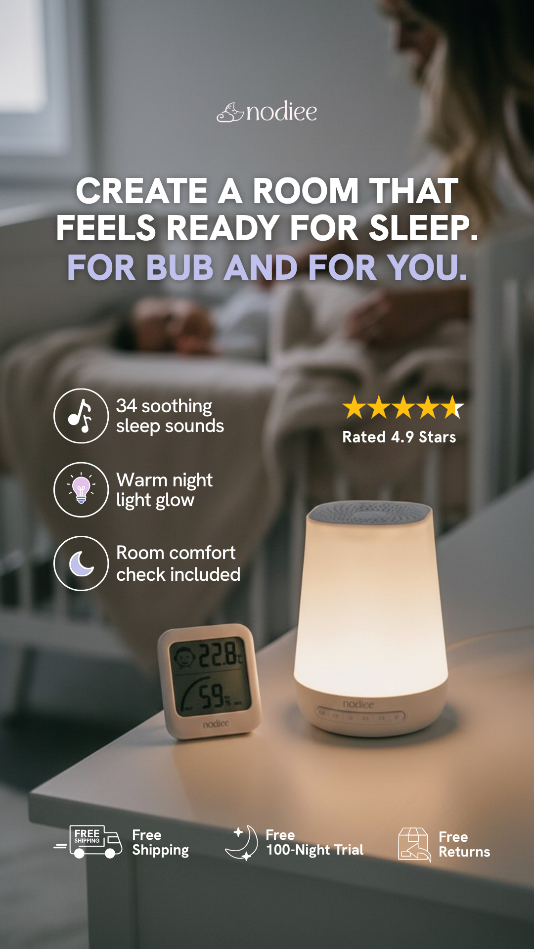 Nodiee Facebook ad