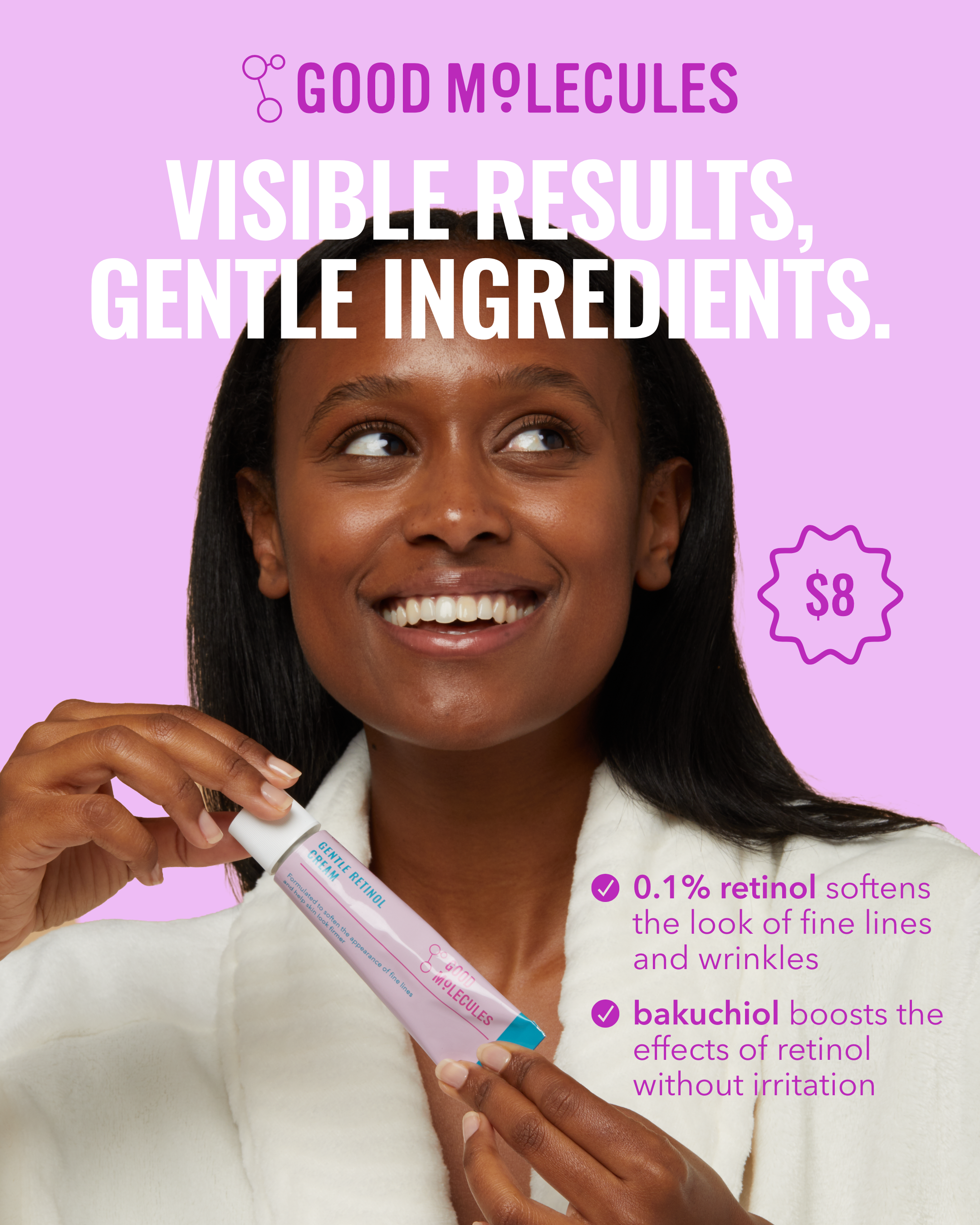 Good Molecules Facebook ad