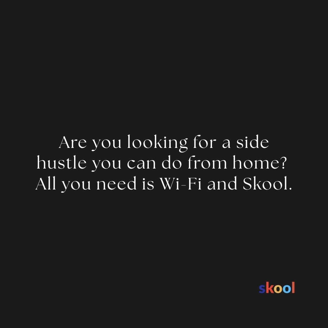 Skool Facebook ad