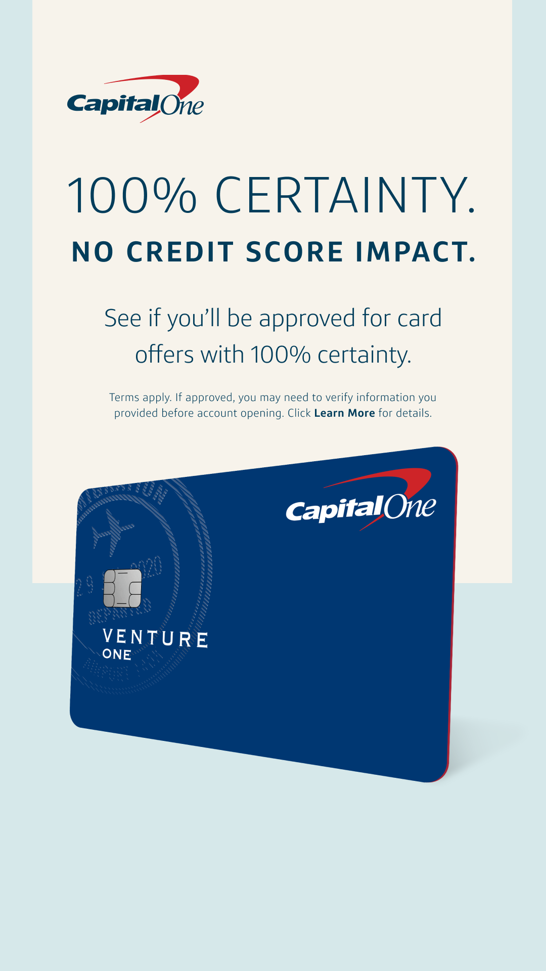 Capital One Facebook ad