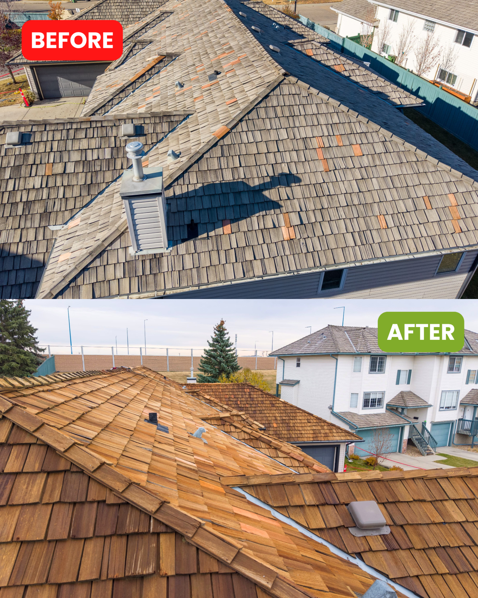 Albert Cedar Roof Restoration Facebook ad