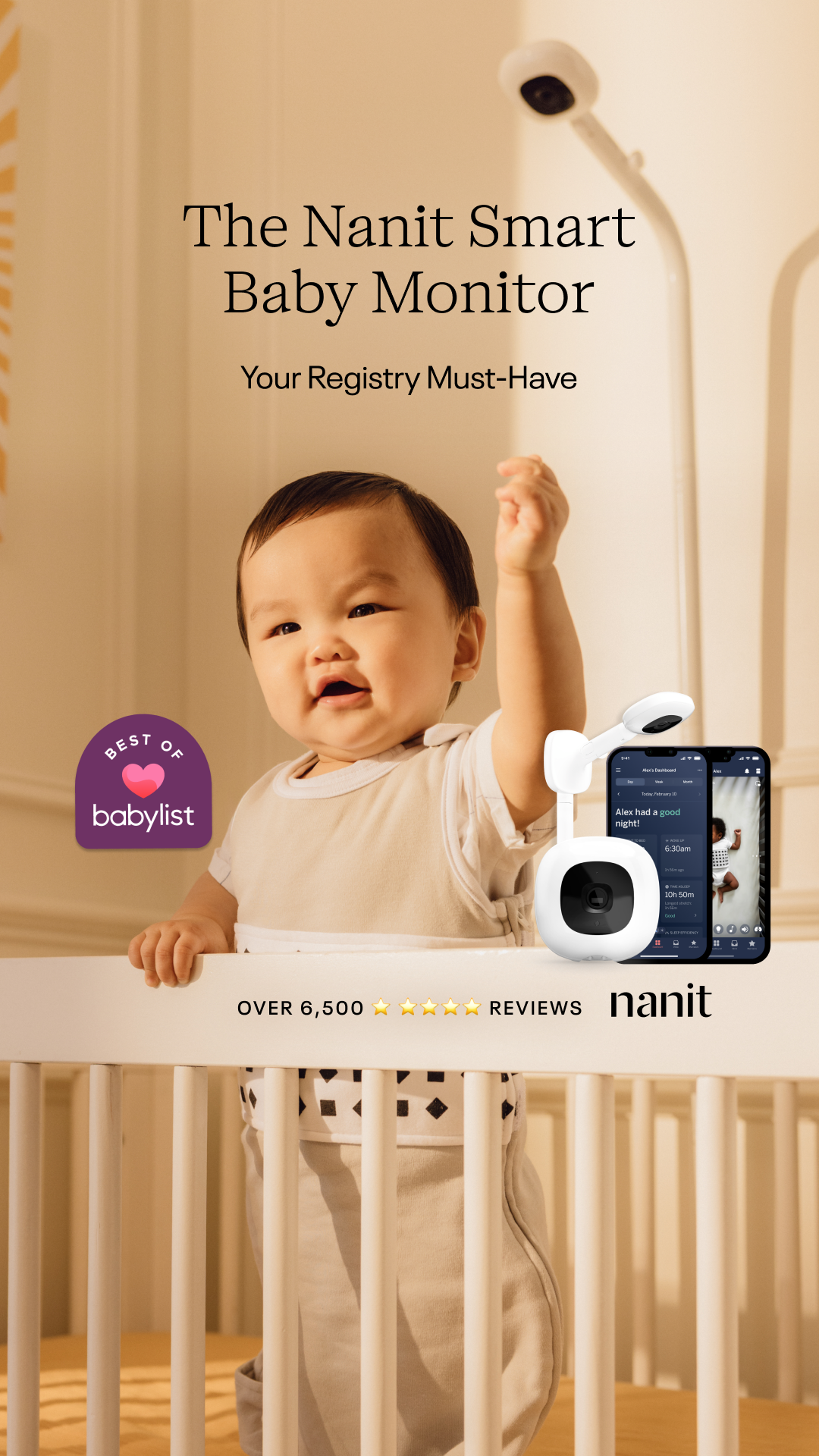 Nanit Facebook ad from Jan 22, 2026