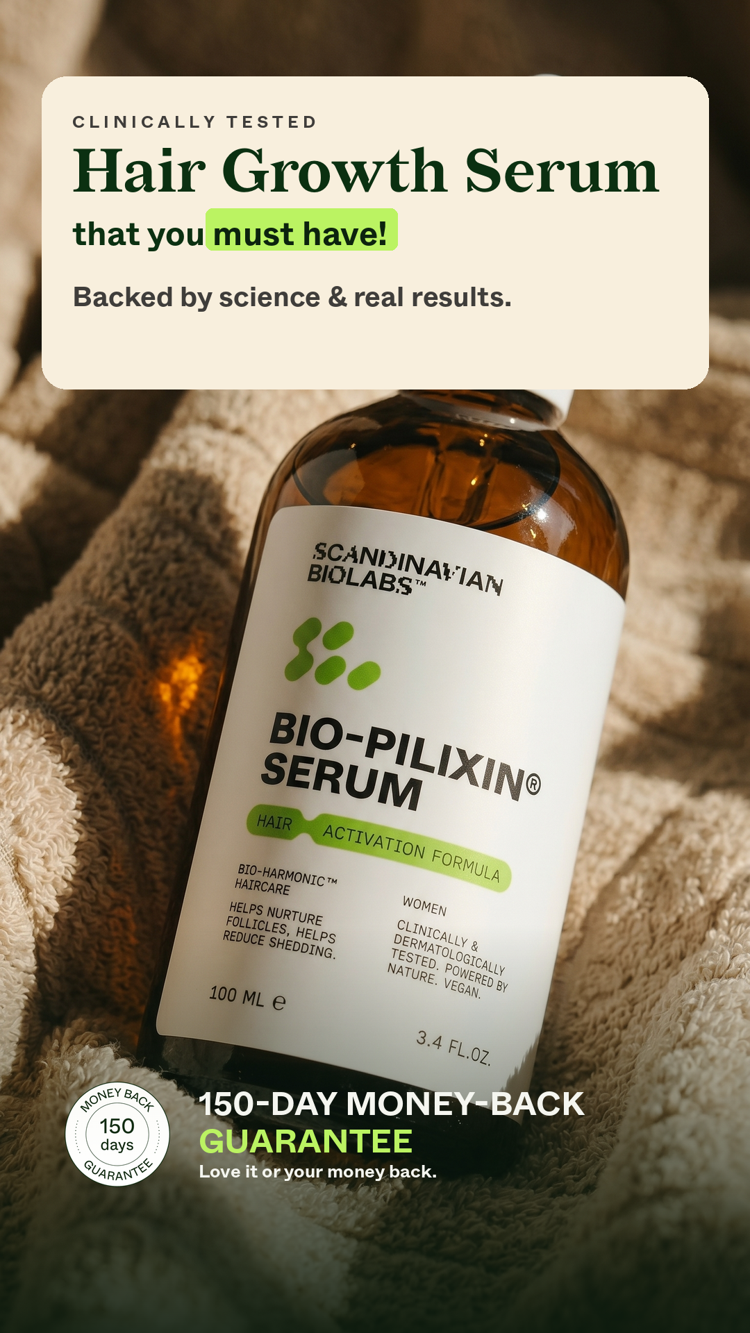 Scandinavian Biolabs Facebook ad