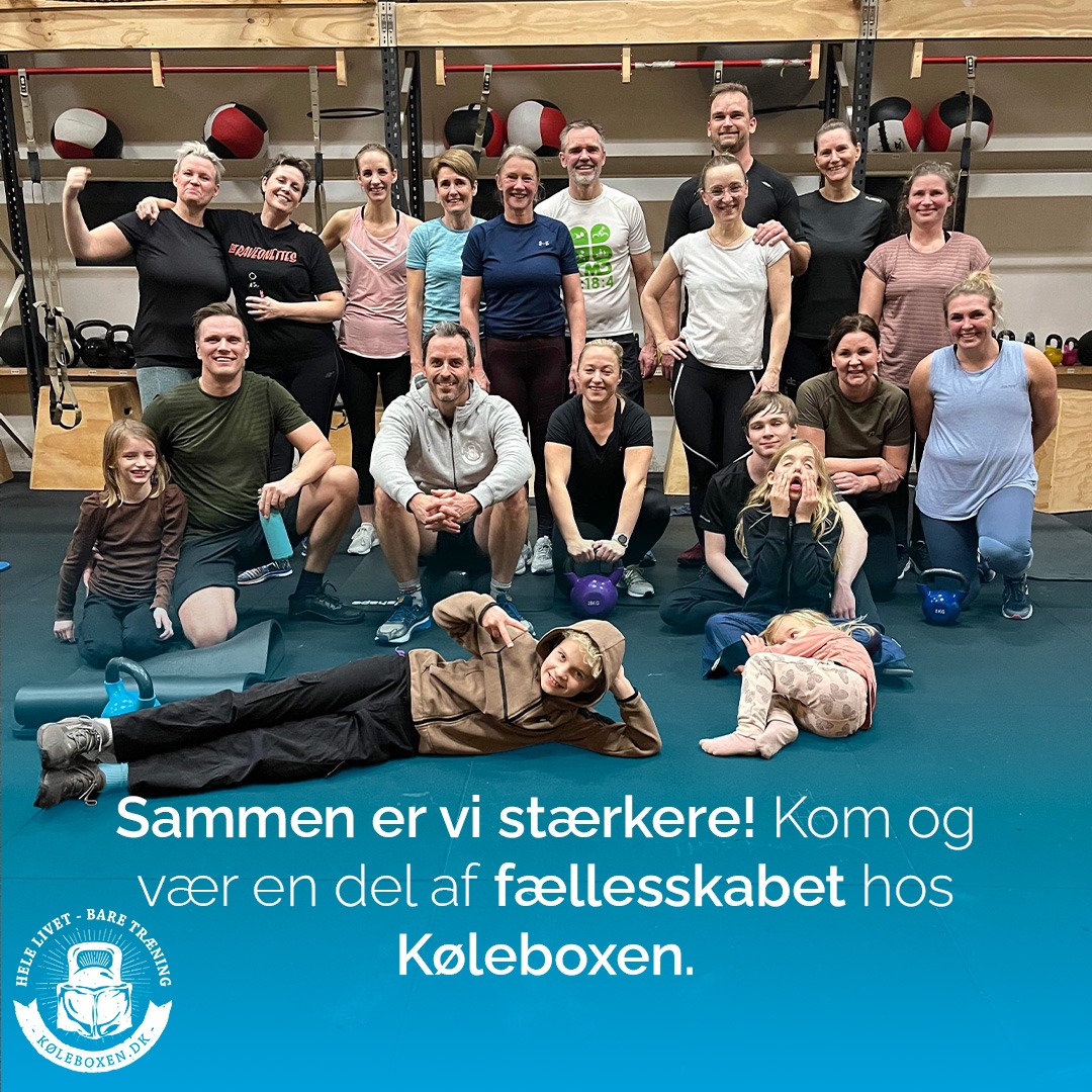 Køleboxen Facebook ad: Book din gratis prøvetime i dag!