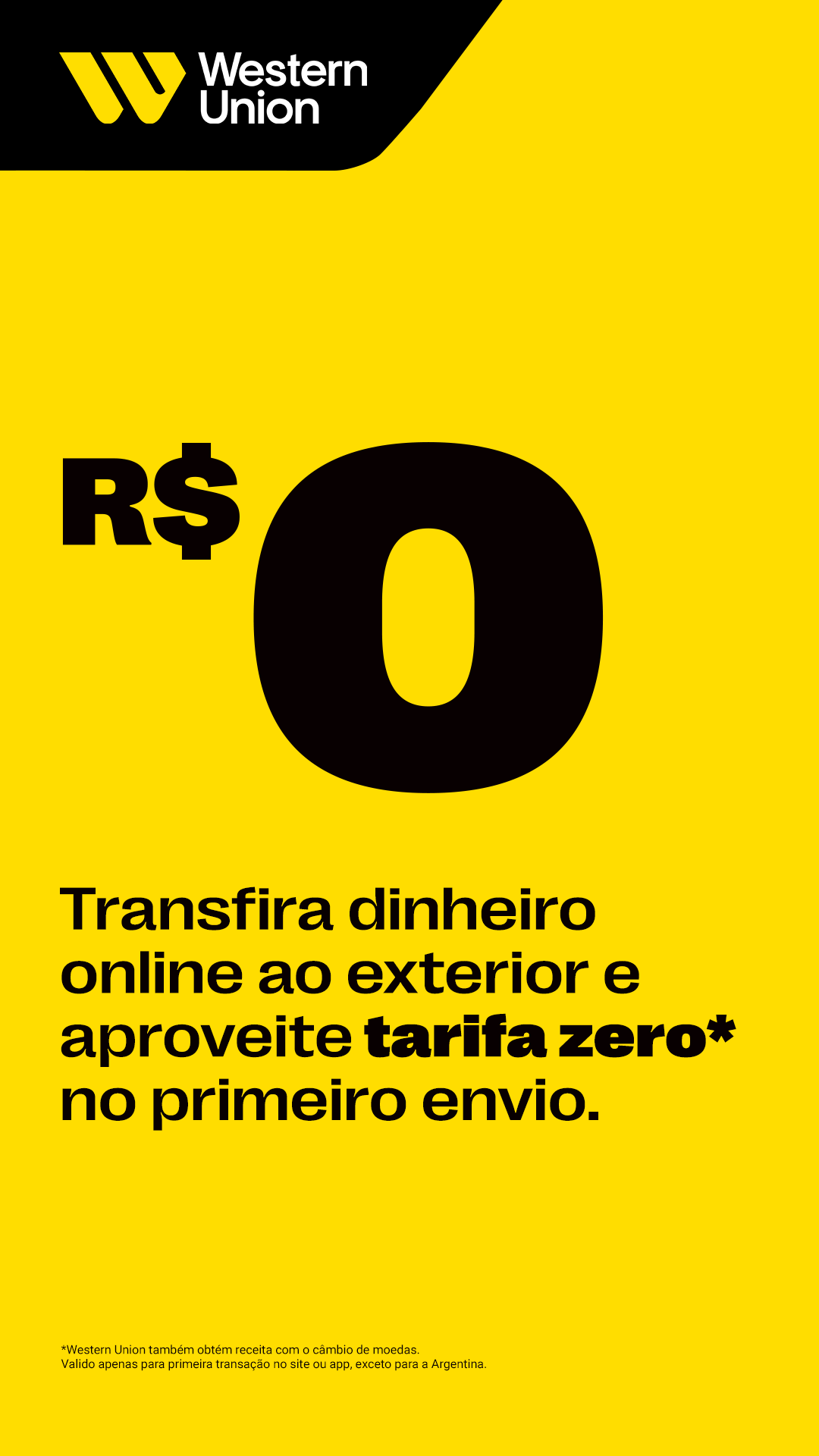 Western Union Facebook ad