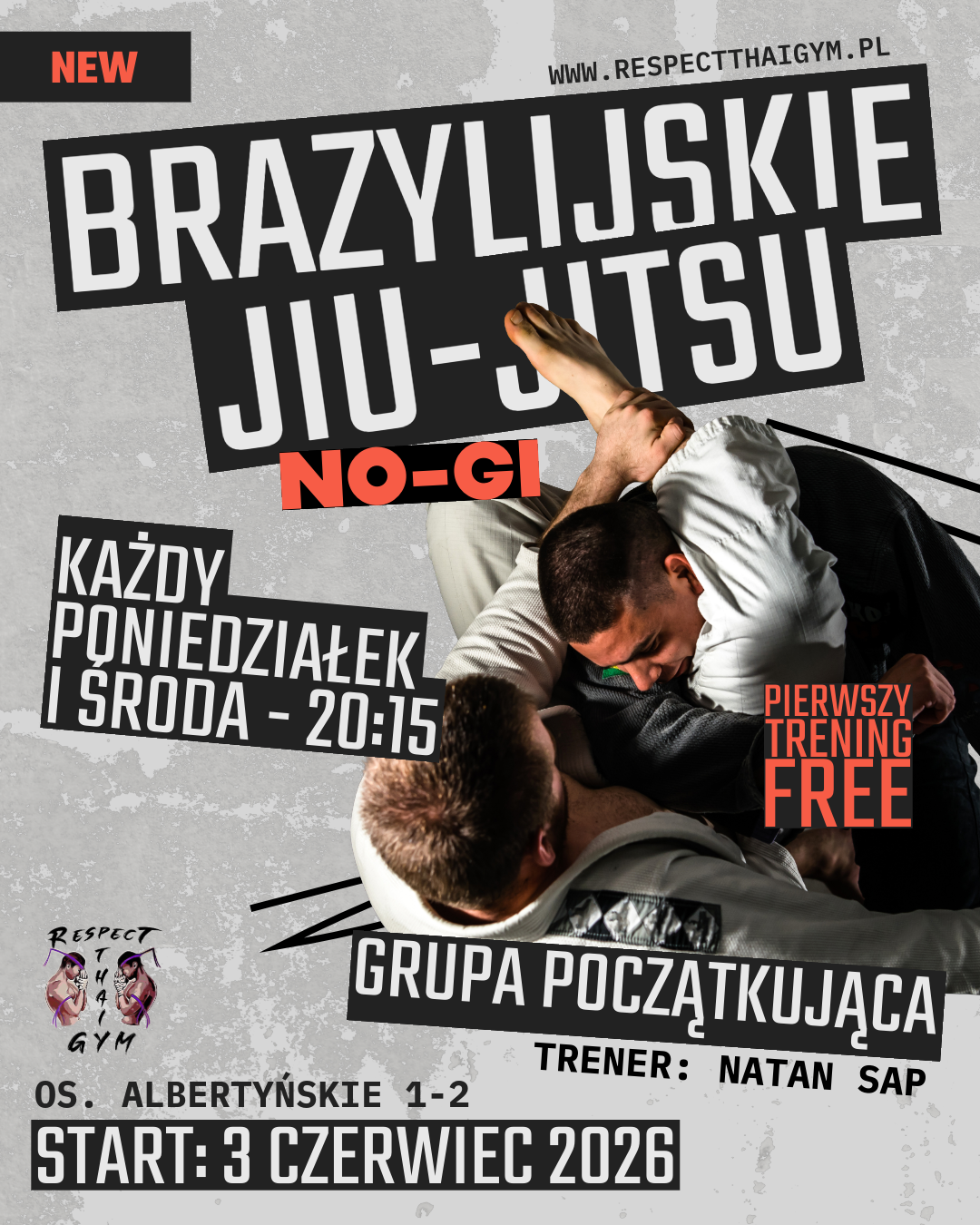 nowahutaformy Facebook ad: BJJ dla początkujących