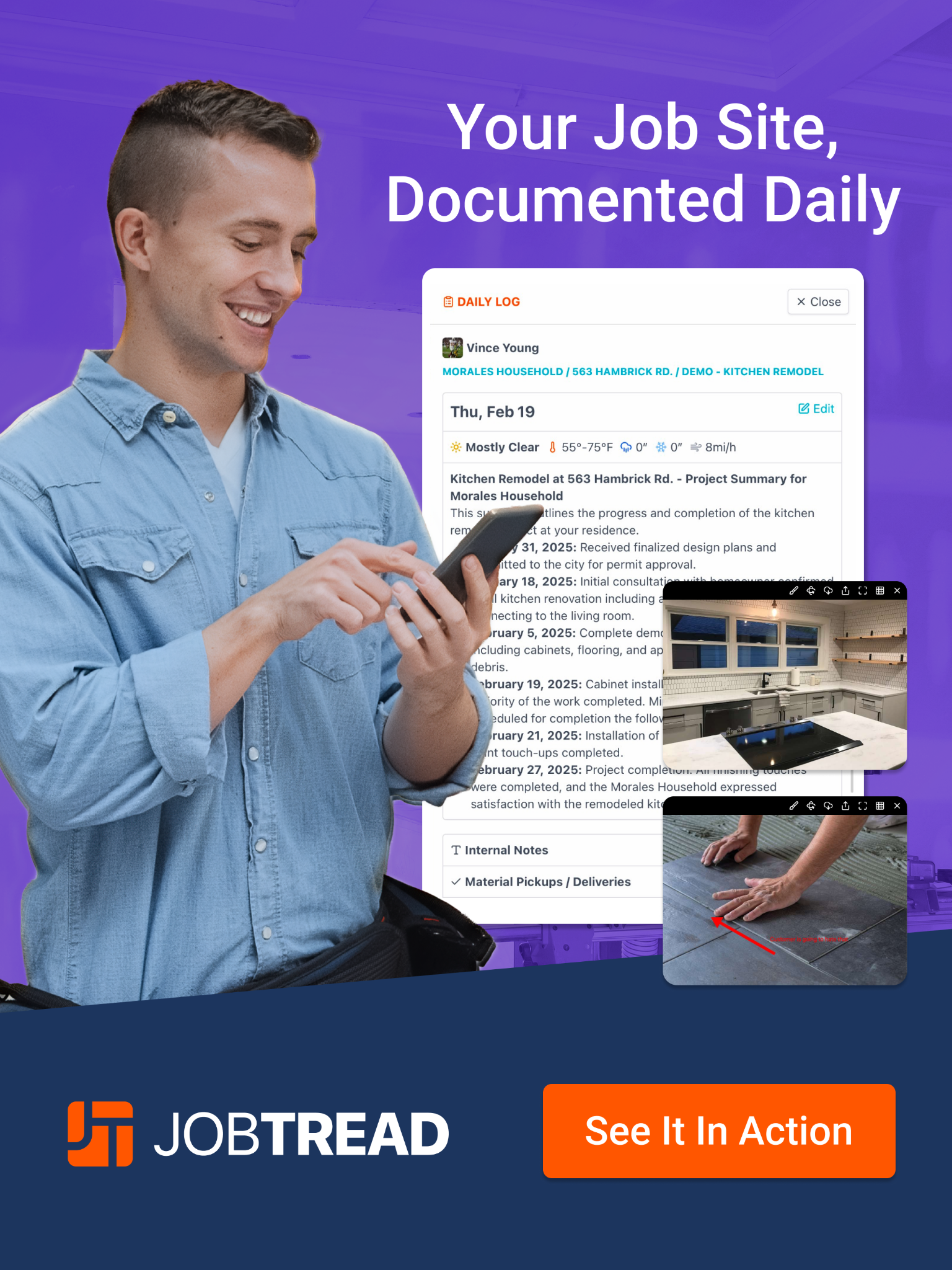 JobTread Software Facebook ad