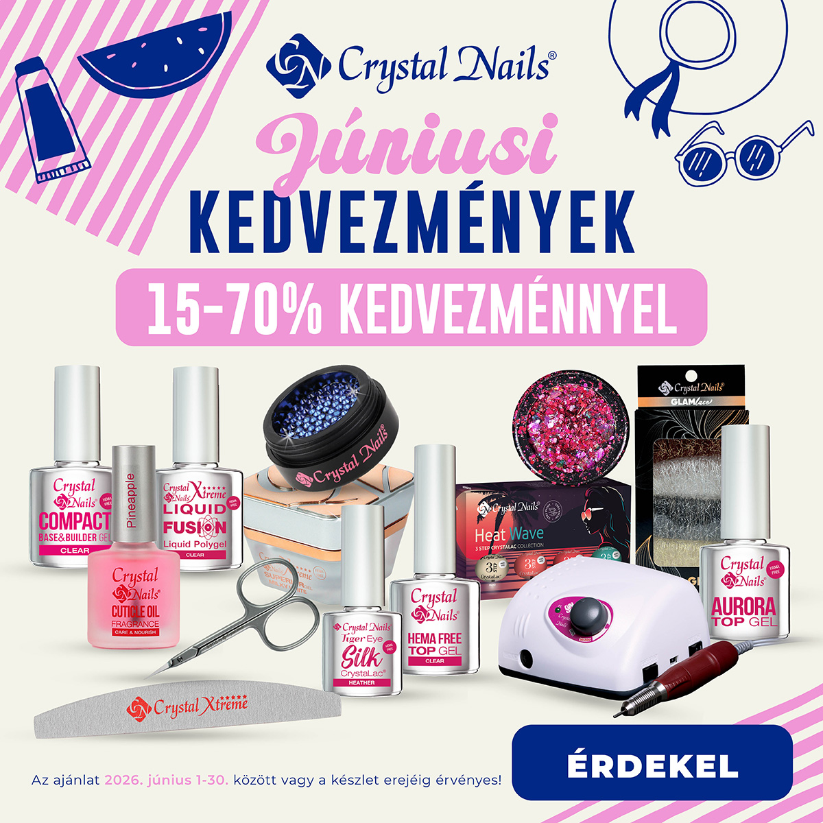 Crystal Nails Hungary Facebook ad