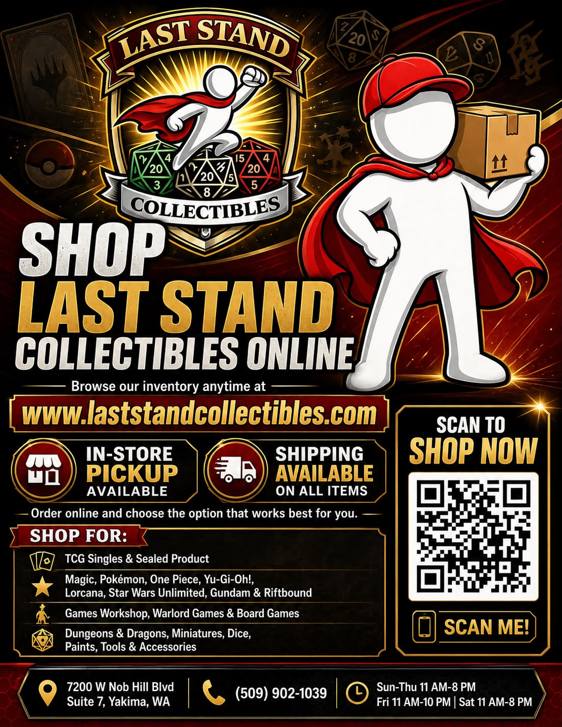 Last Stand Collectibles Facebook ad: Home | Last Stand Collectibles