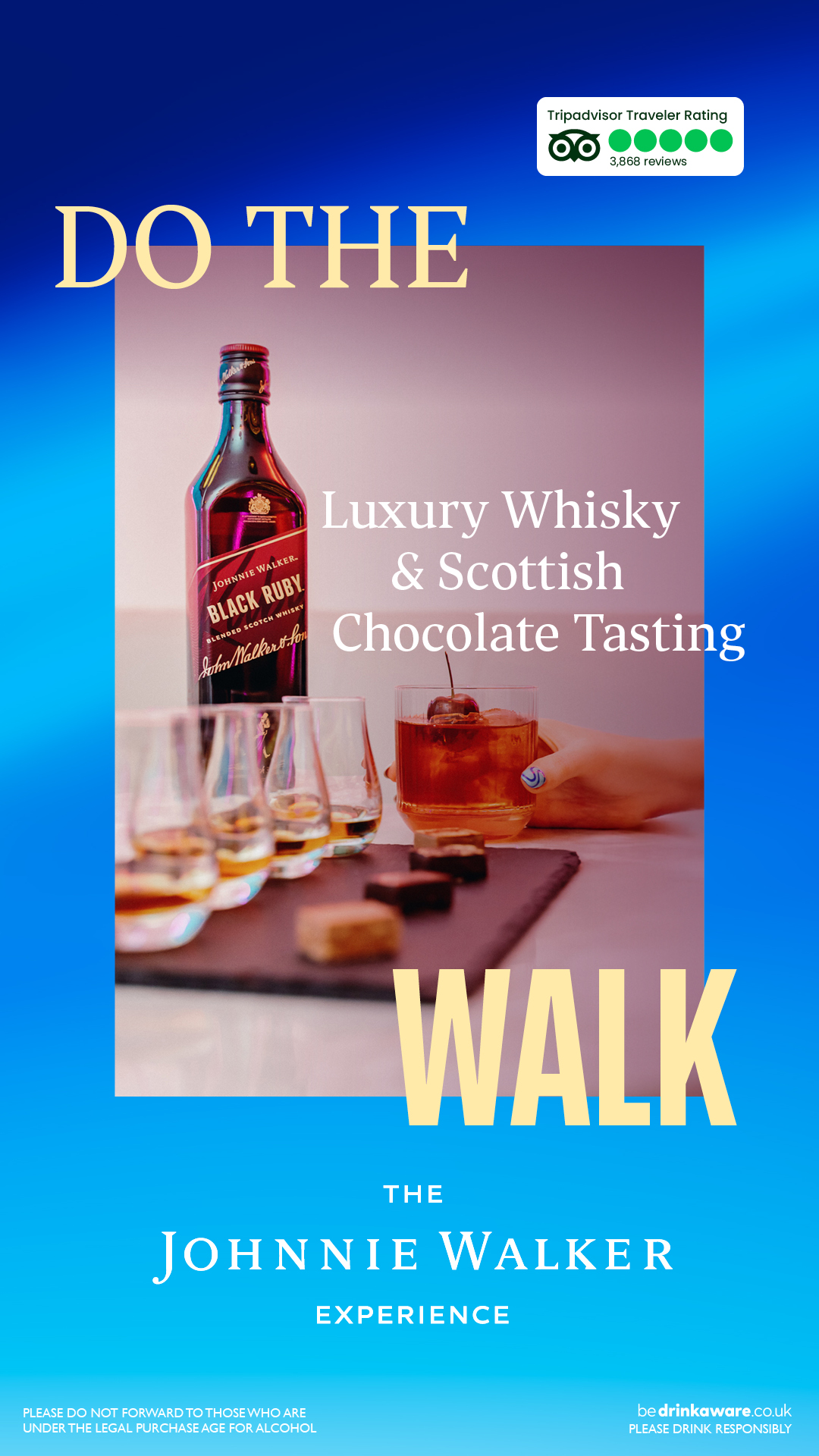 Johnnie Walker Experience Facebook ad from Jul 1, 2026