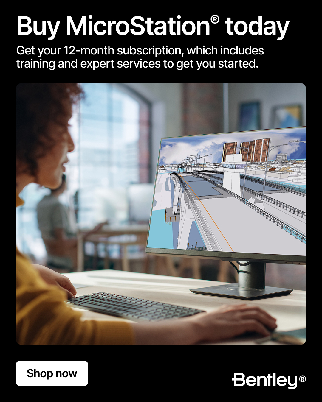 Bentley Systems Facebook ad