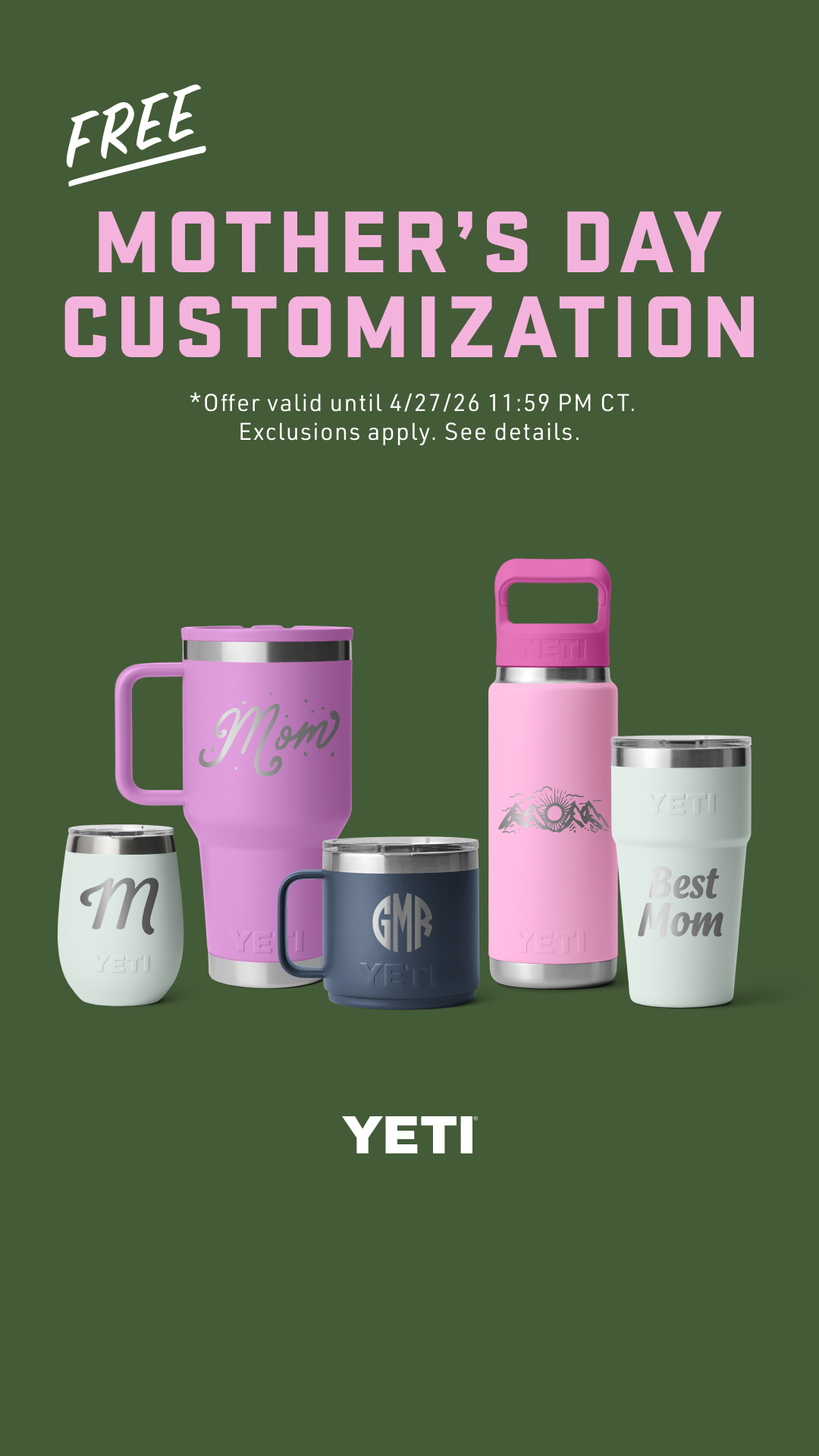 YETI Facebook ad
