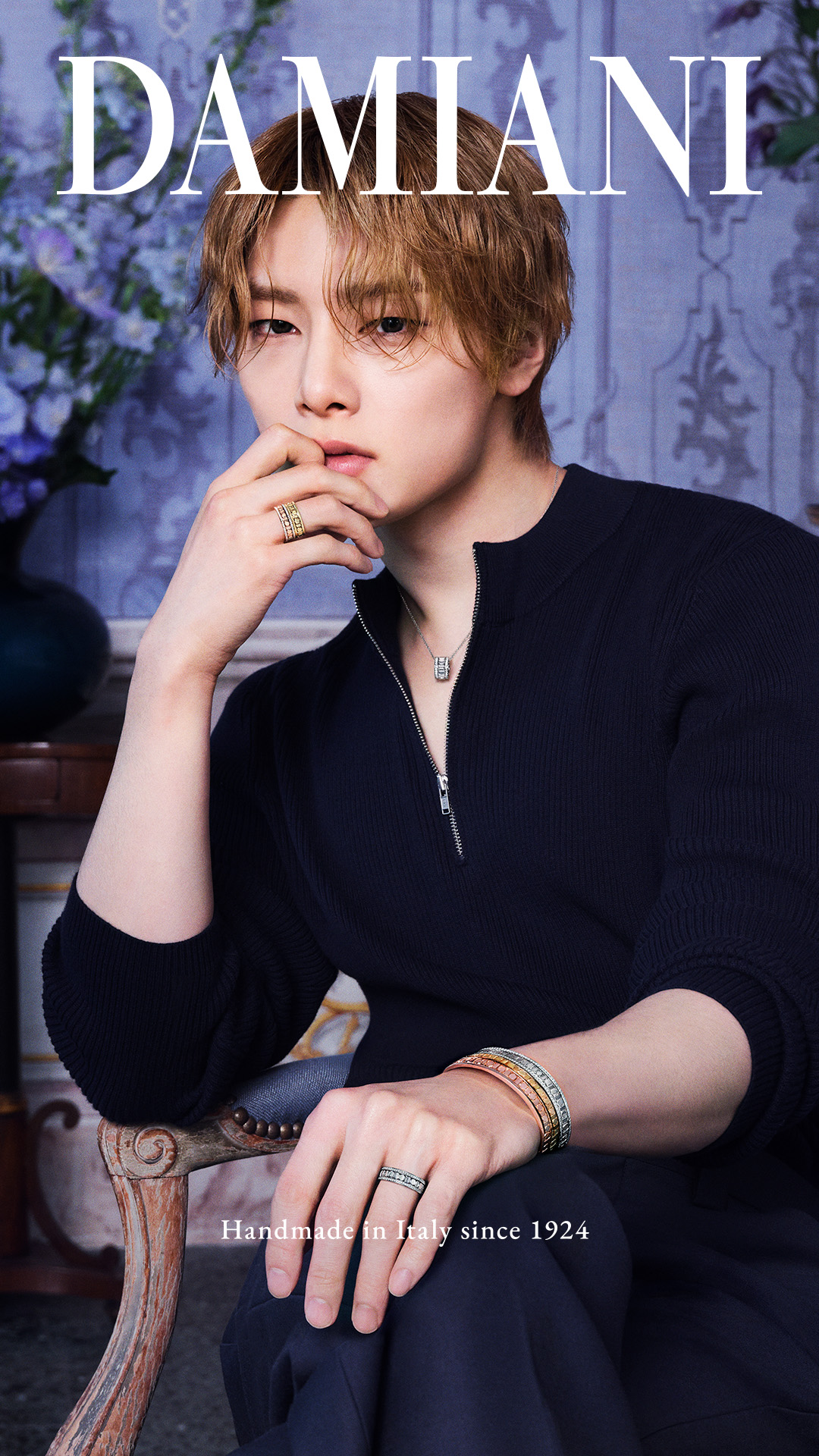 Damiani Facebook ad: ベル エポック・リールを纏う I.N
