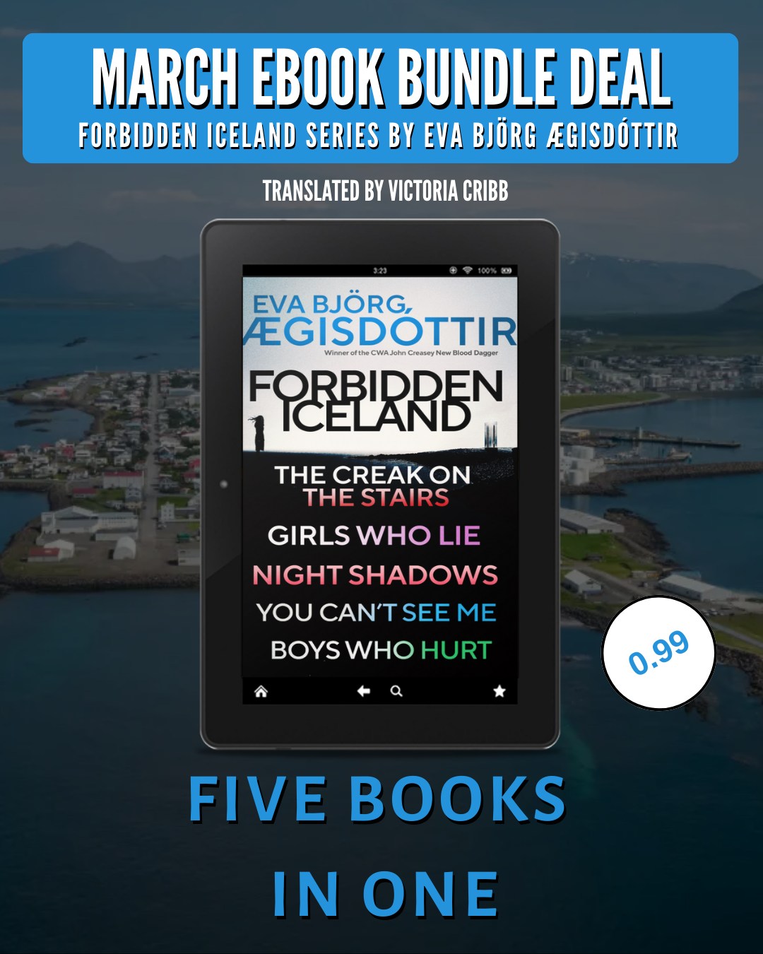Orenda Books Facebook ad: ALERT!