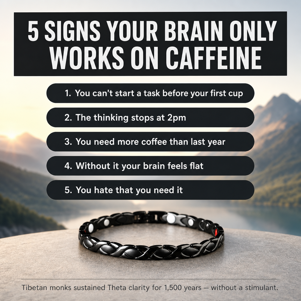 Karma Items Facebook ad: Caffeine-free focus in 2 weeks