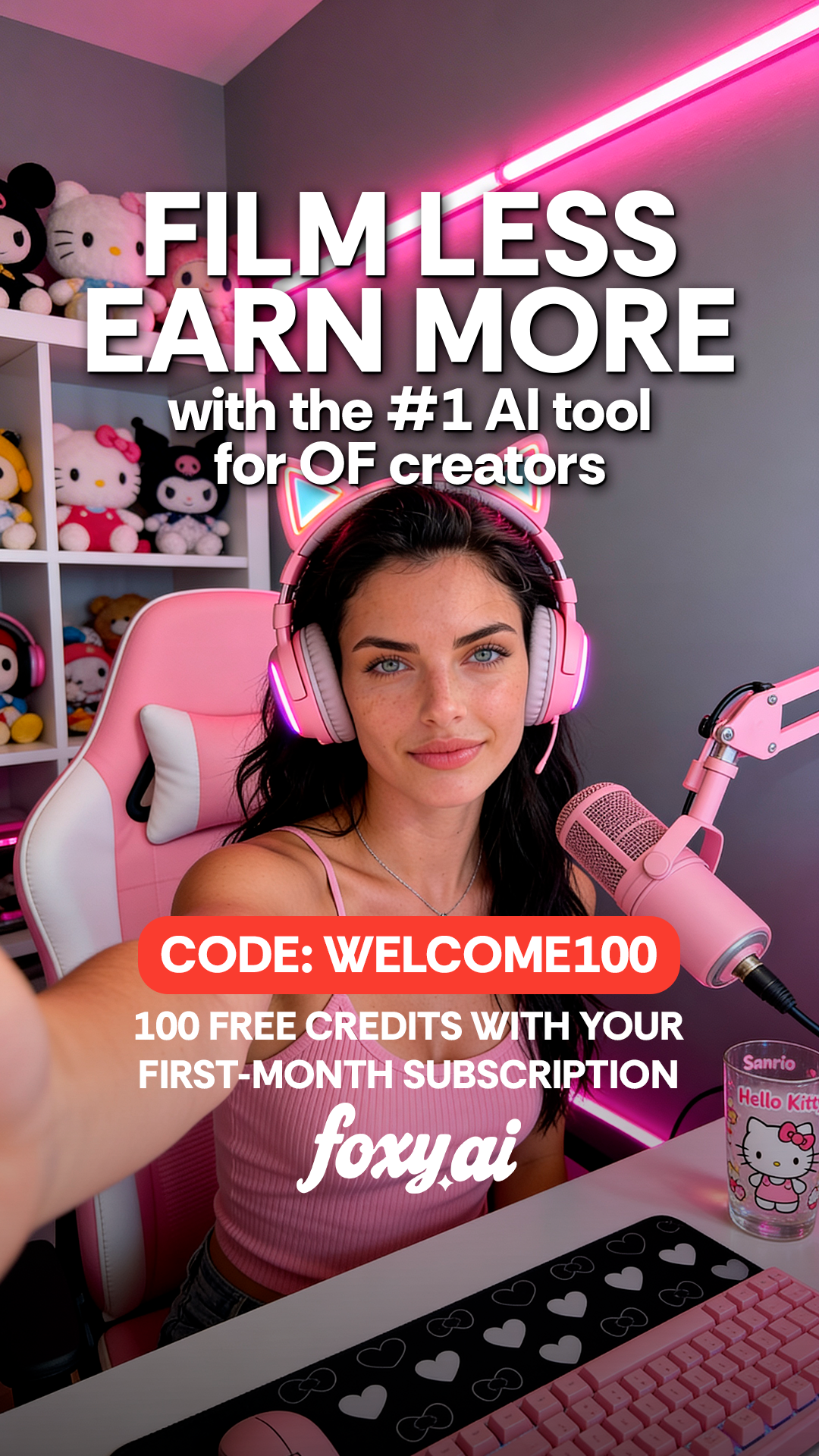 Foxy.ai Facebook ad