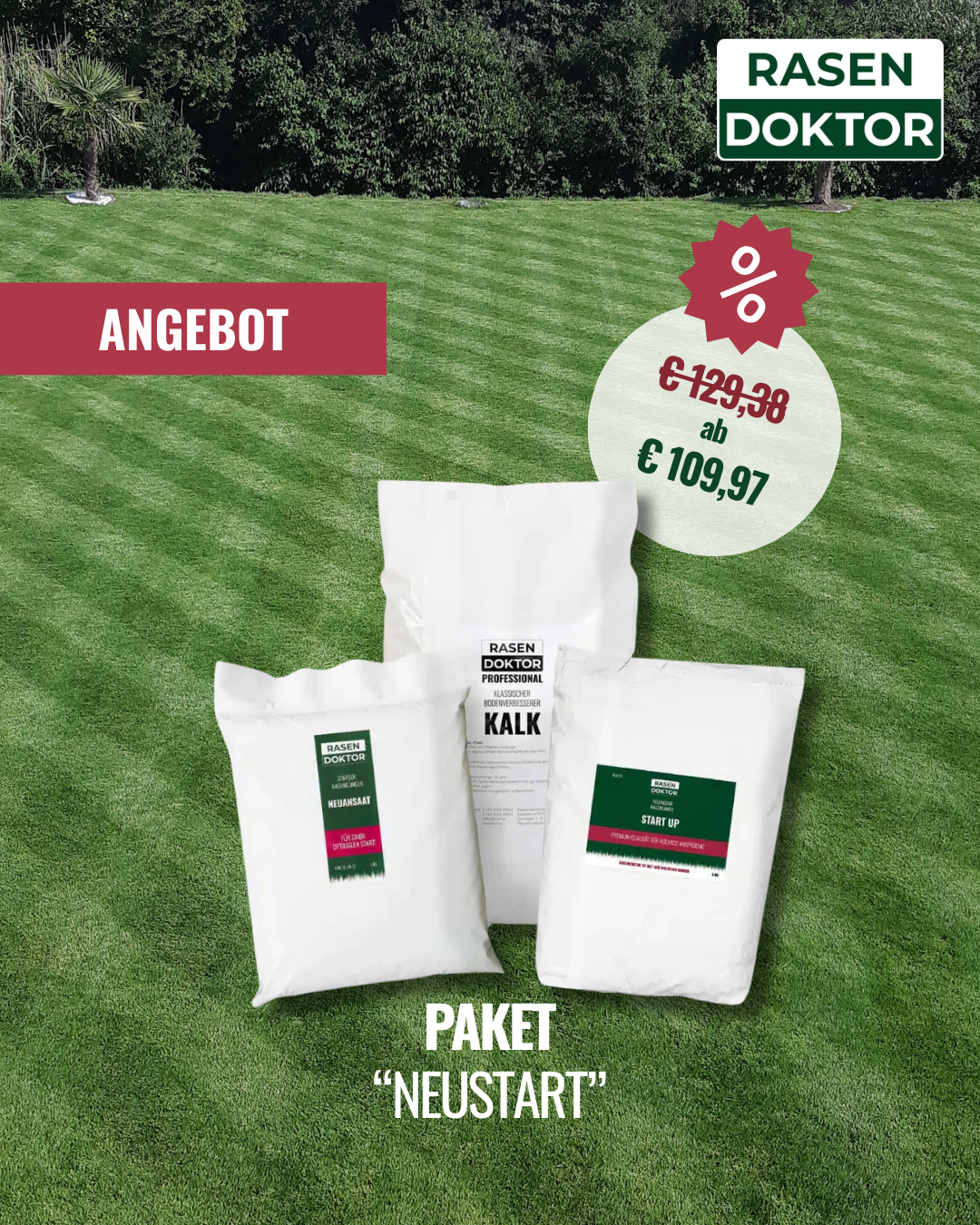 Rasendoktor Facebook ad