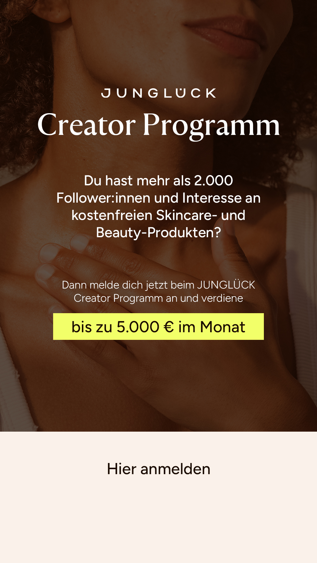Junglück Facebook ad