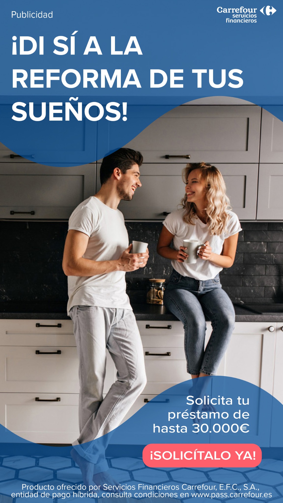 Carrefour Facebook ad: Solicítalo ya aquí