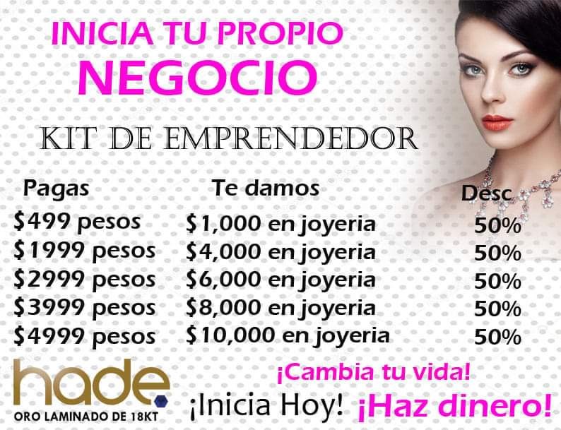 Hade Joyería Facebook ad: Te esperamos en cualquiera de nuestras seis sucursales