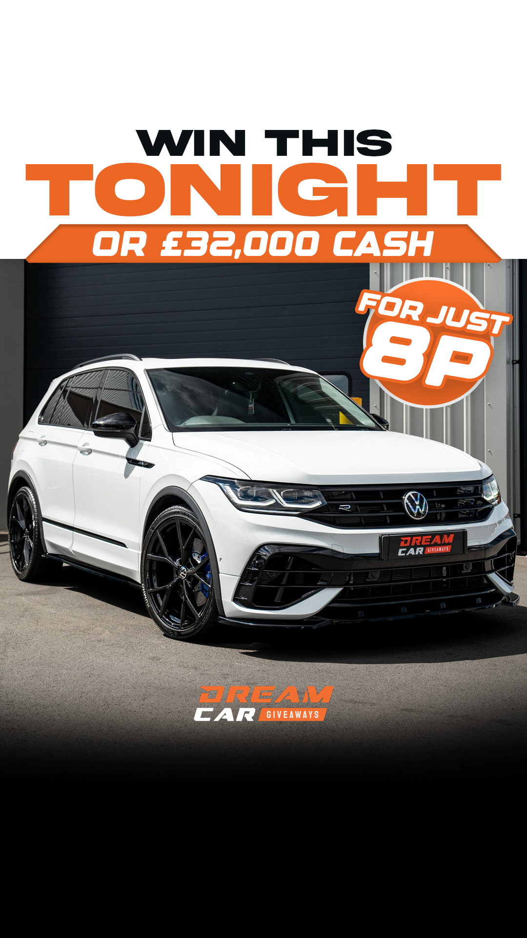 Dream Car Giveaways Facebook ad