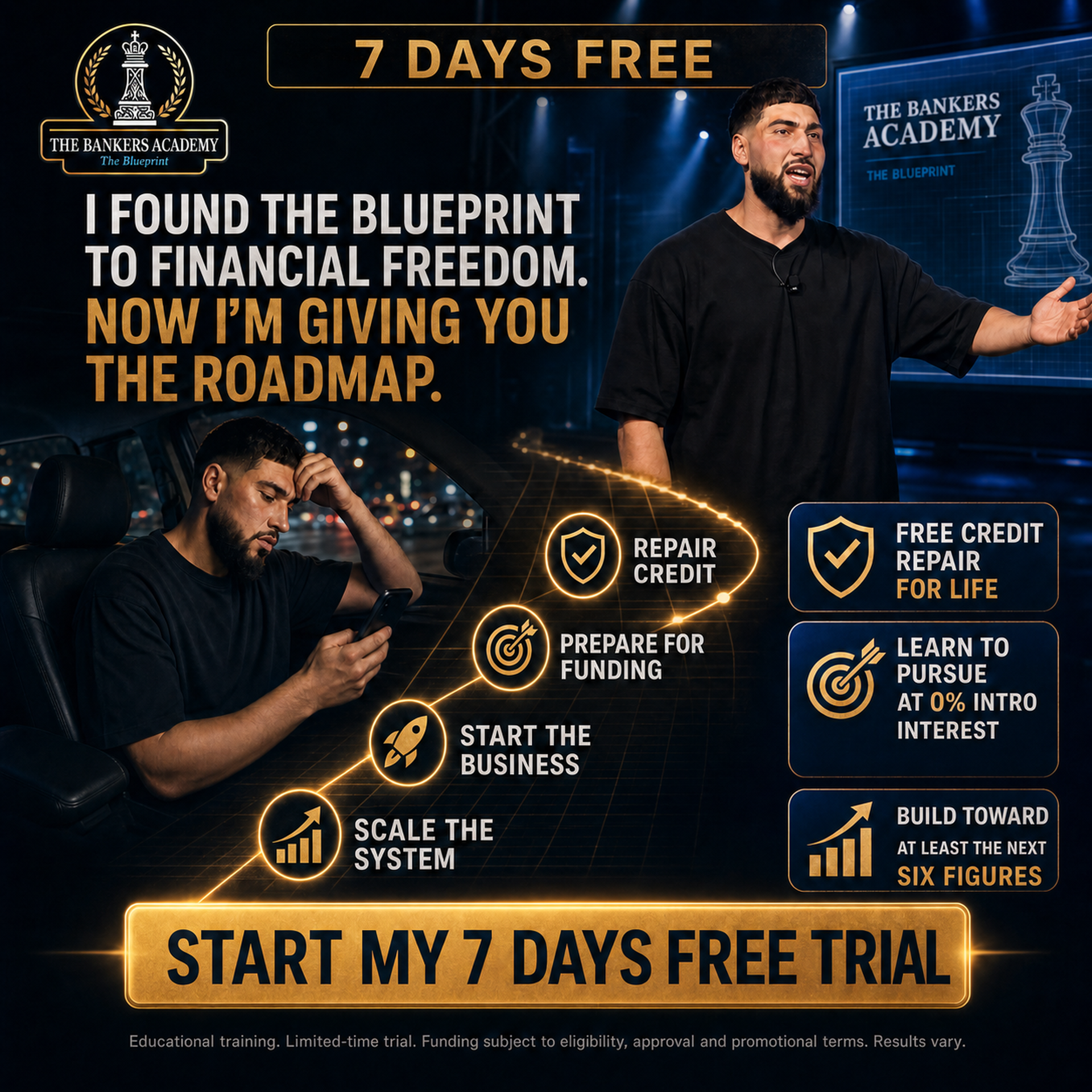The Bankers Academy Facebook ad