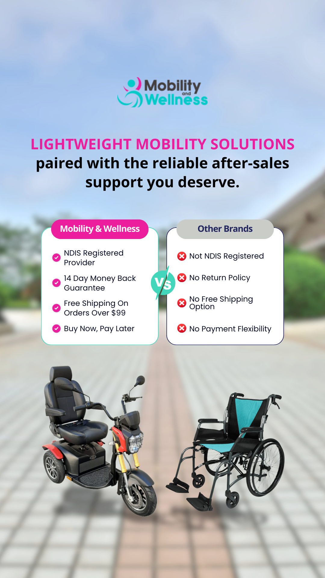 Mobility and Wellness Facebook ad