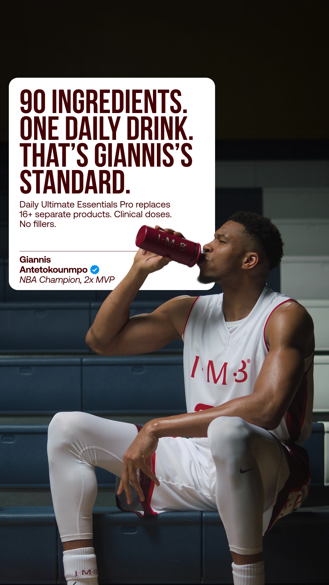Giannis Antetokounmpo Facebook ad