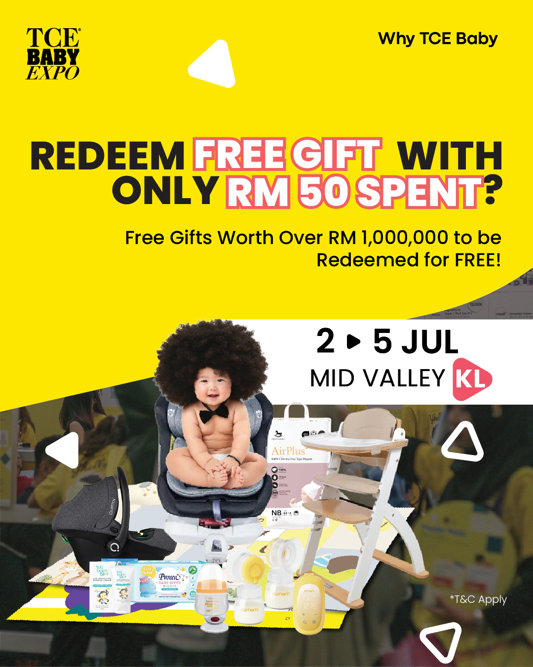 TCE Baby Expo Facebook ad